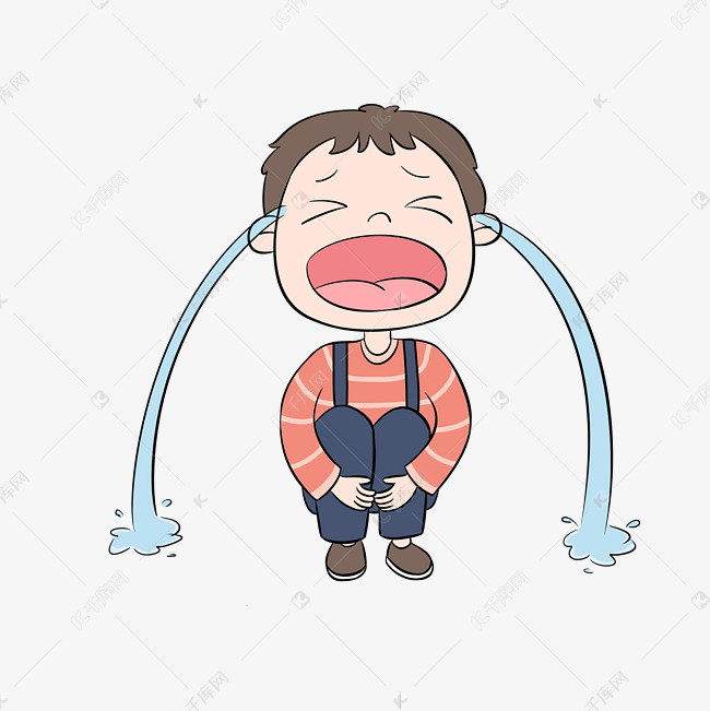 儿童哭闹眼泪