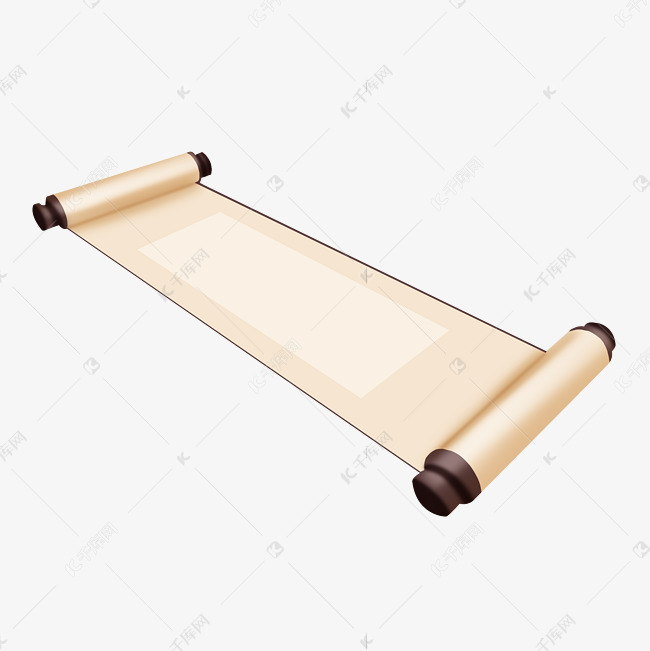 古风画轴挂画素材图片免费下载-千库网