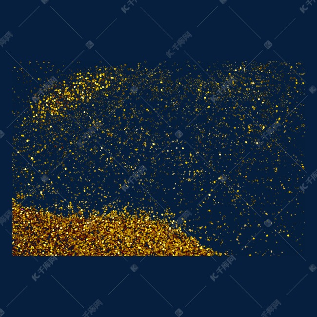 金粉洒金素材图片免费下载 高清免抠摄影psd 千库网 图片编号