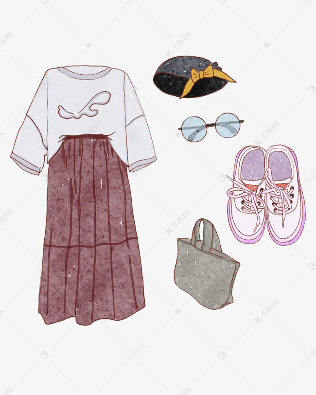 夏天服饰套图