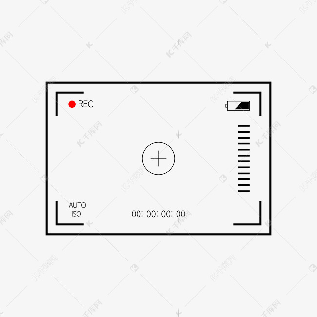录像界面拍摄框