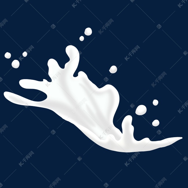 牛奶飞溅喷溅