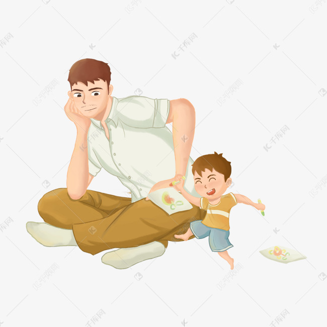 父亲节给爸爸画一幅画_父亲节画展的画送给爸爸_父亲节画画画父亲