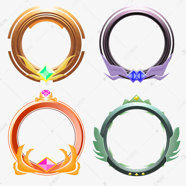 游戏会员等级头像框套图