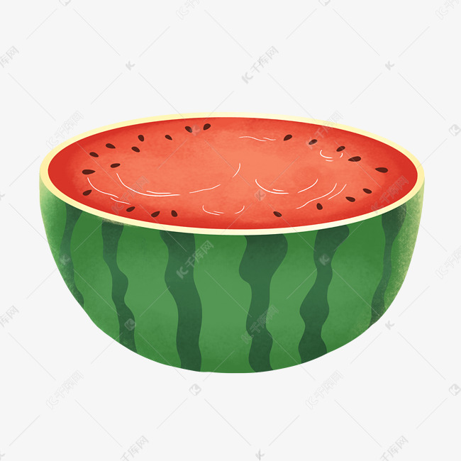 夏季半块西瓜