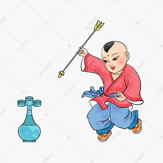 传统礼仪投壶游戏