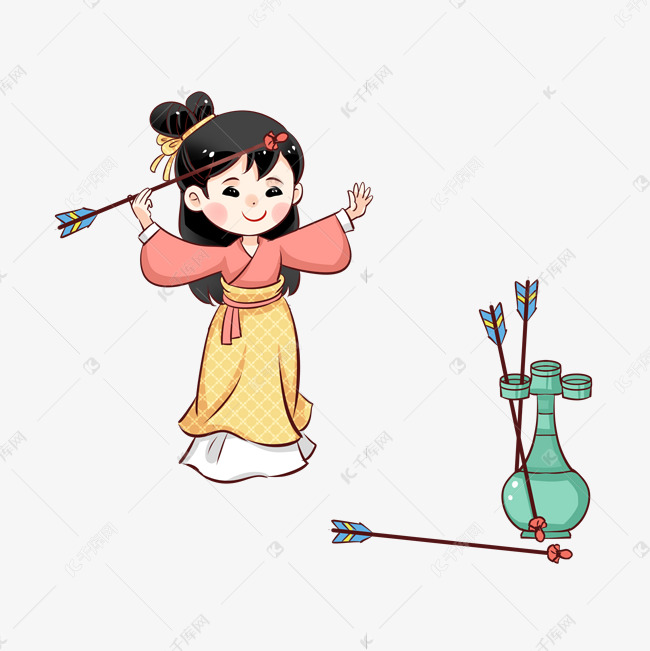 投掷投壶古代游戏