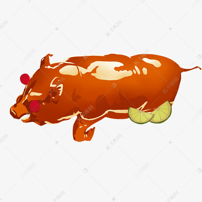 烧烤烤肉烤乳猪