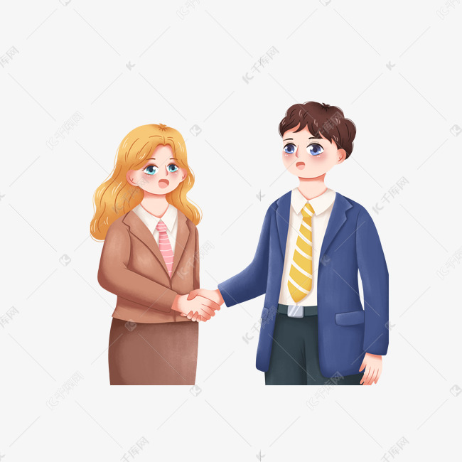 国际合作日中外友好交流握手