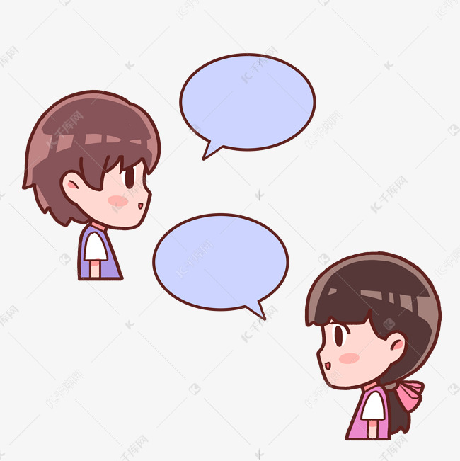 模拟人物小朋友对话框边框