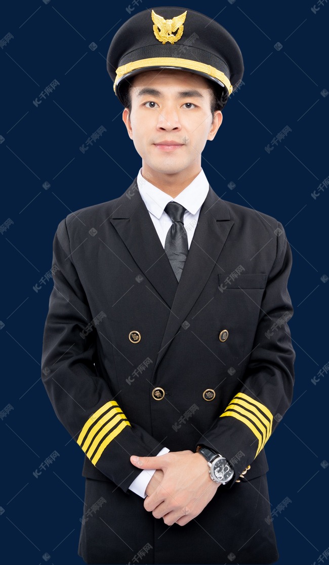 穿工作服的飞行员