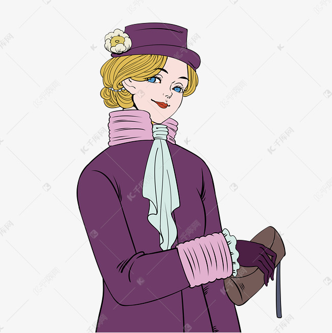 欧式高贵美女