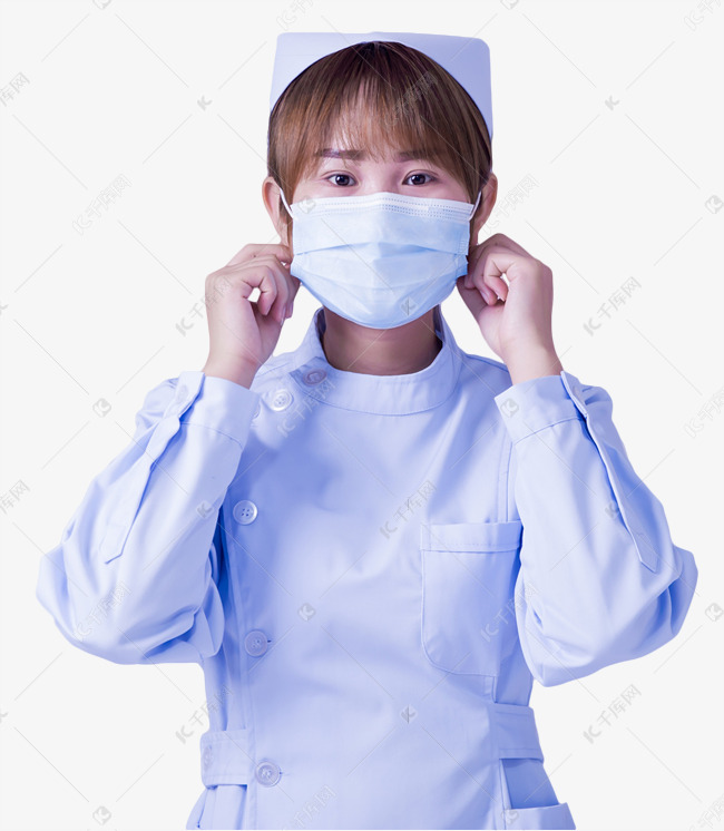 医护医疗人物护士戴口罩