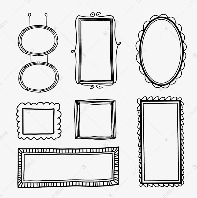 线描相框边框