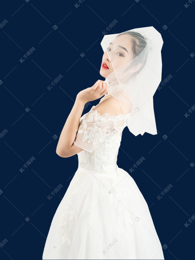婚纱美女人物素材图片免费下载-千库网