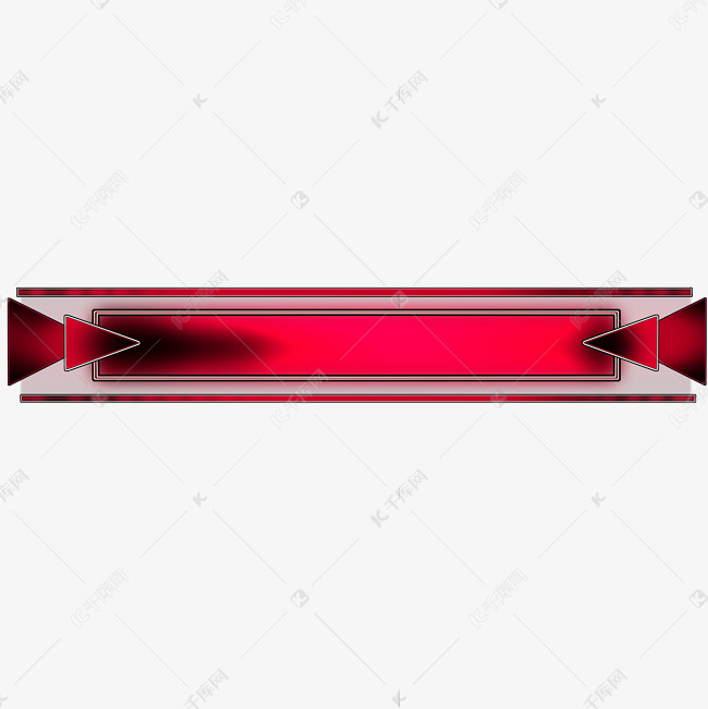 游戏金属红色能量条素材图片免费下载-千库网