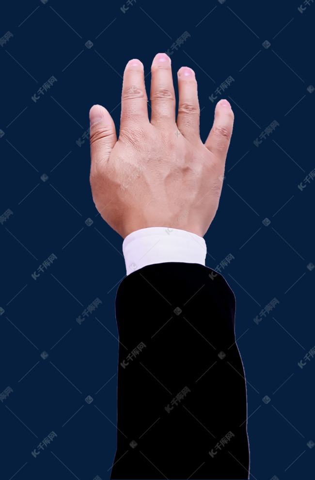手势商务右手素材图片免费下载-千库网