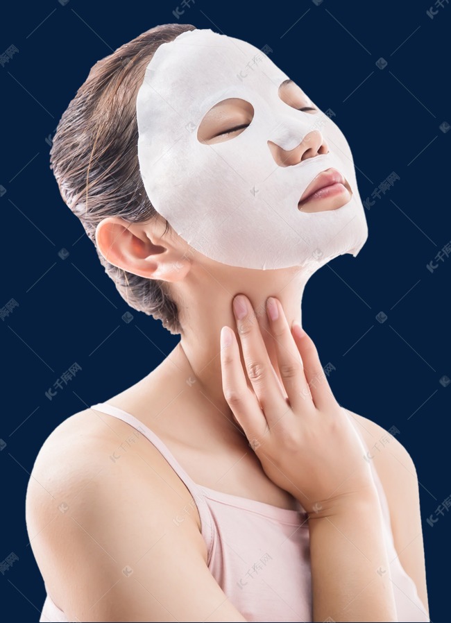 女生面膜护肤美妆美容保湿