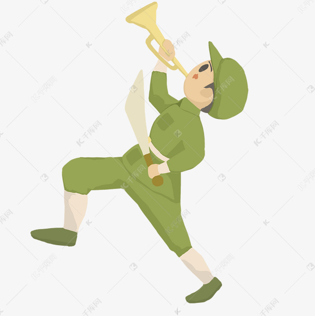 冲锋号角八一建军节人物
