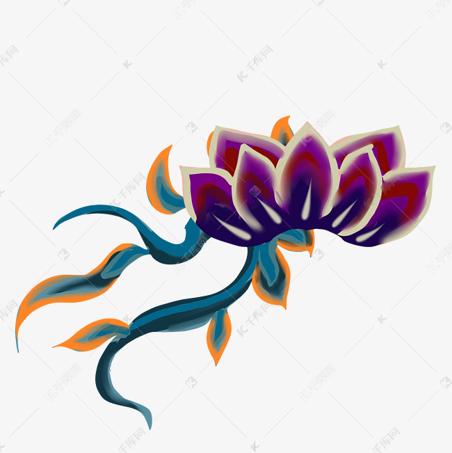 古典敦煌花朵花纹