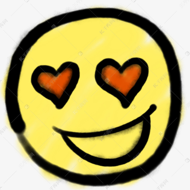 爱心眼睛开心表情