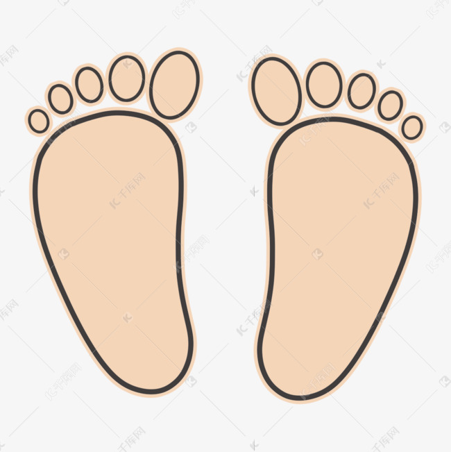 脚剪贴画足部脚掌素材图片免费下载-千库网