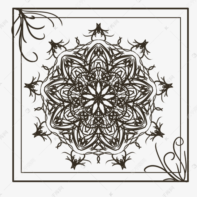 哥特式窗户独特花纹