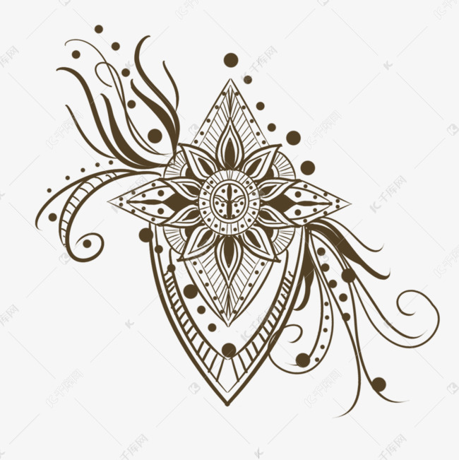 曼海蒂装饰花纹图案