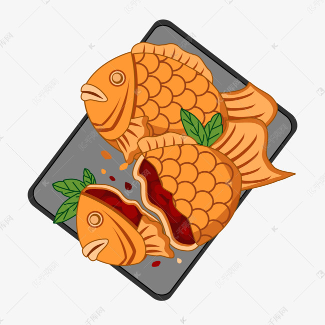 丰富馅料的日本鲷鱼烧