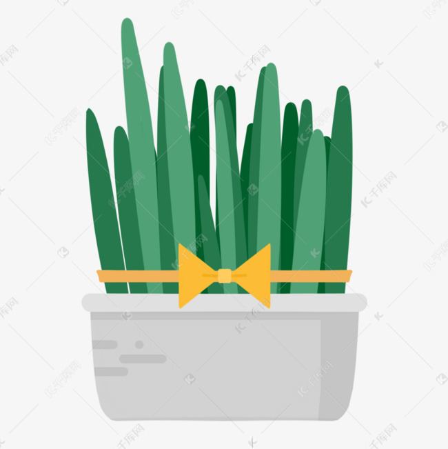 伊朗新年灰色花盆里的植物素材图片免费下载 高清psd 千库网 图片编号