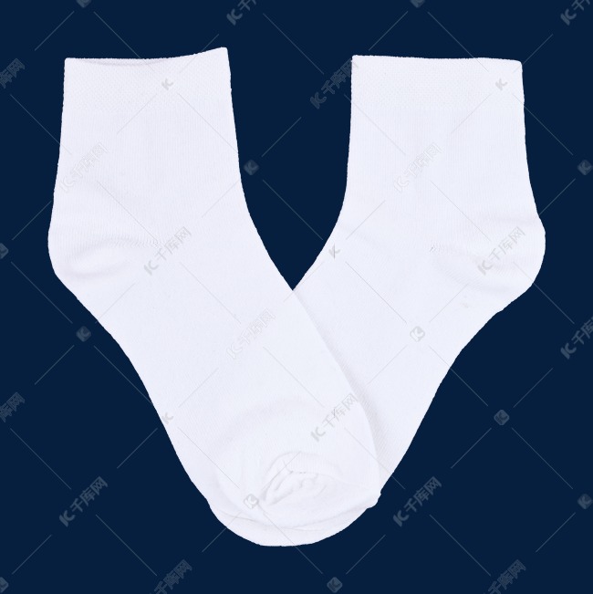 白色袜子保暖吸臭防汗素材图片免费下载-千库网