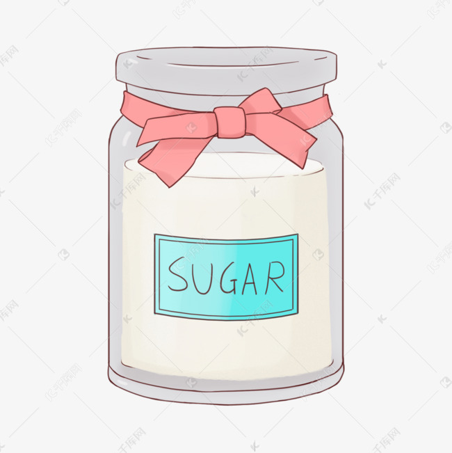 糖剪贴画瓶装白糖