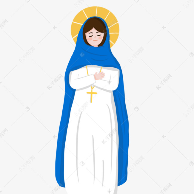 双手交叉着的圣女卡门素材图片免费下载-千库网