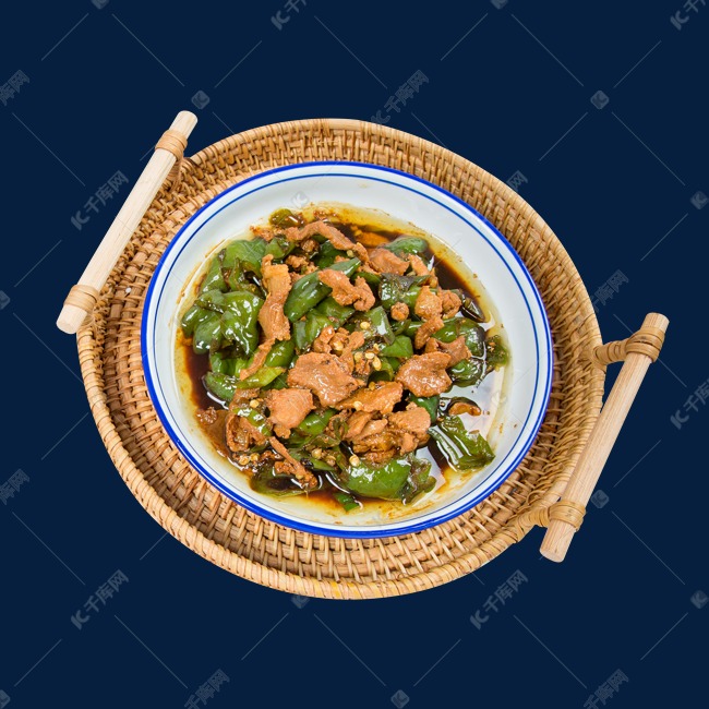 辣椒炒肉食物美食素材图片免费下载-千库网