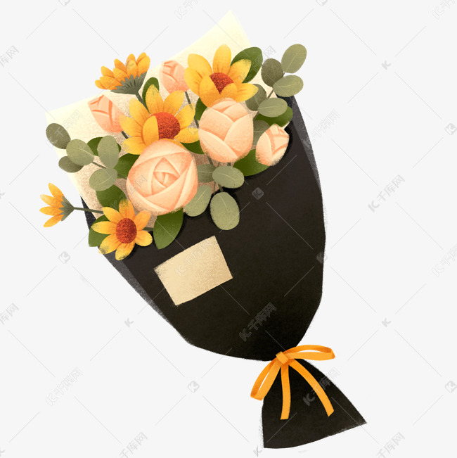 教师教师节花朵花束献花素材图片免费下载 高清节日节气psd 千库网 图片编号