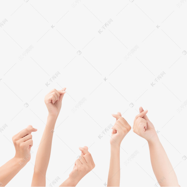 多人人物笔芯手势