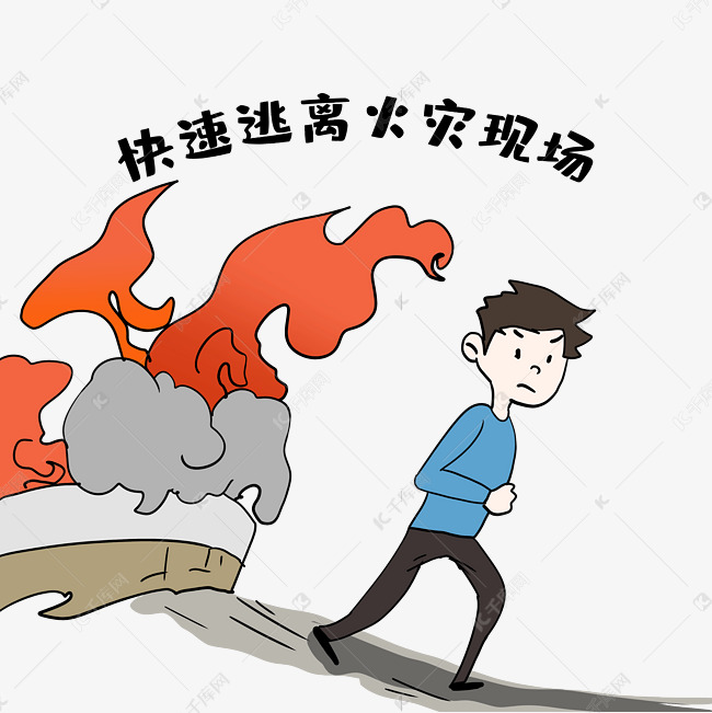 快速逃离火灾现场安全教育