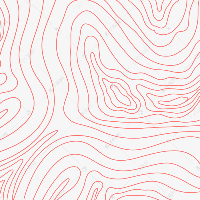 地形图线条山纹底纹