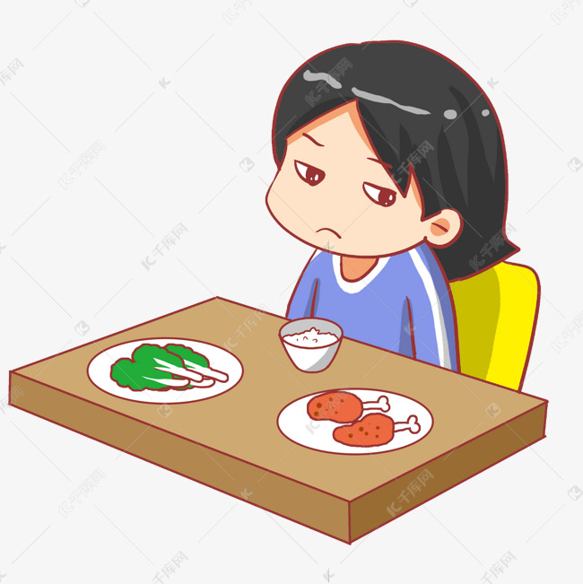 女孩食欲不振没胃口