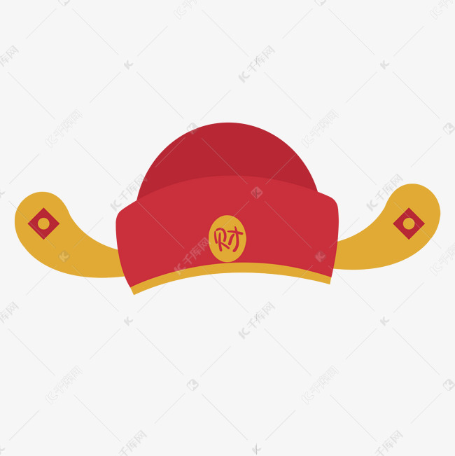 喜庆财神帽帽子