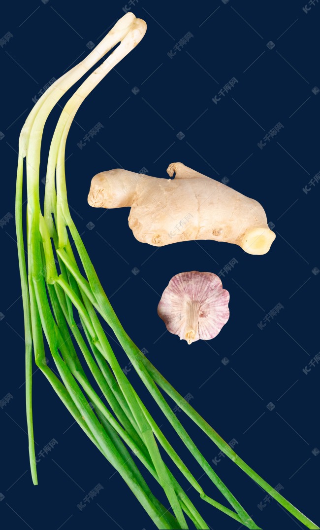 大蒜生姜小葱食物