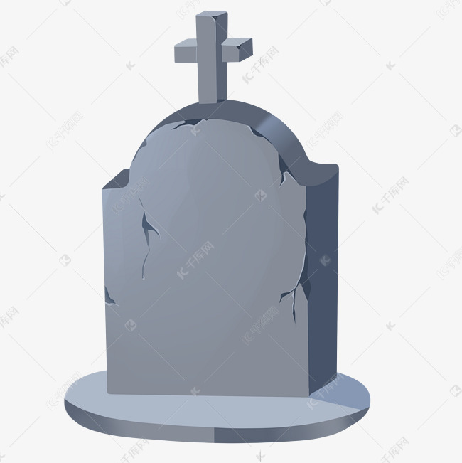 万圣万圣节石碑墓碑坟墓