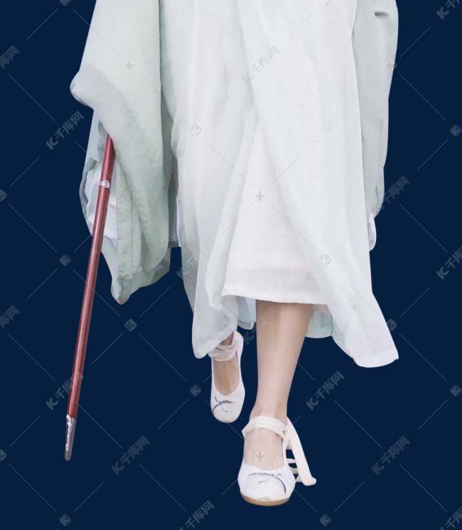 古装美女走路