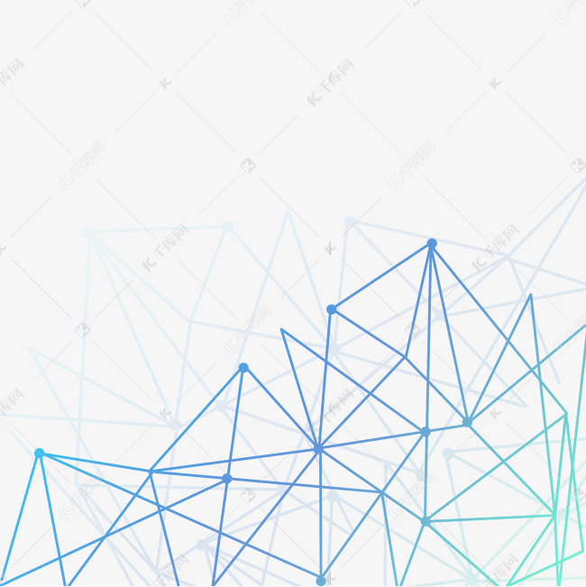 科技商务线性几何图形