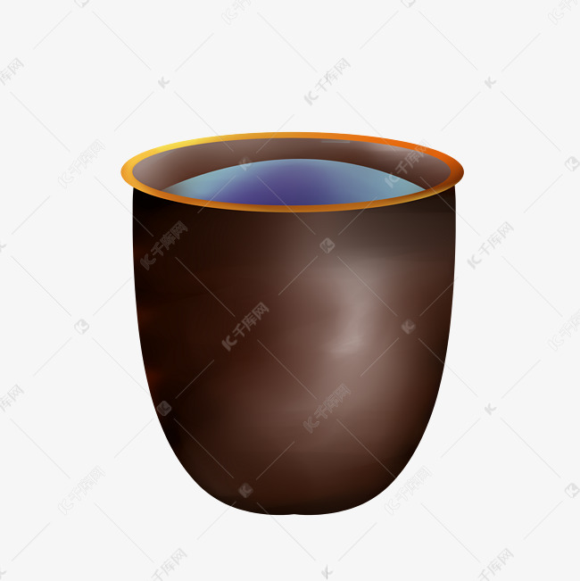 老物件陶瓷水缸古代大缸素材图片免费下载-千库网