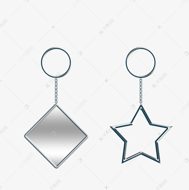 金属钥匙扣素材图片免费下载-千库网