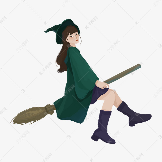 万圣节飞天魔女