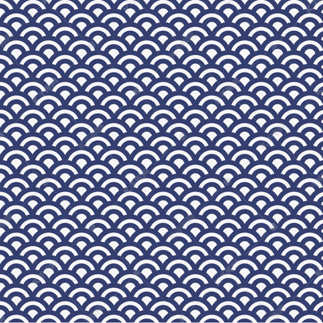 日式海浪纹祥云底纹