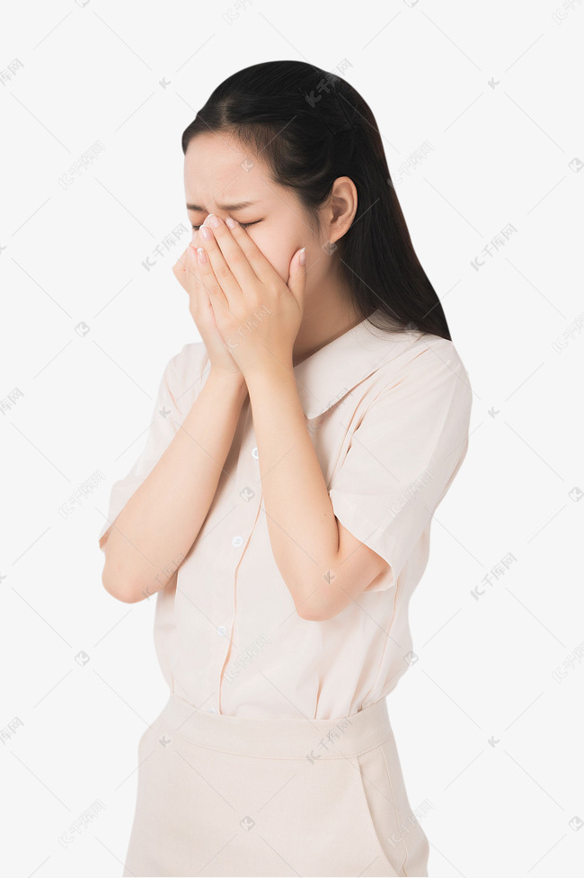 女孩伤心受委屈