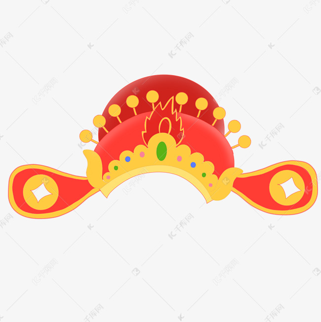 新年财神帽古代帽子春节